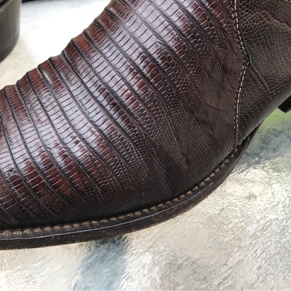 Vintage Nocona Lizard Cowboy boots - Picture 5 of 9
